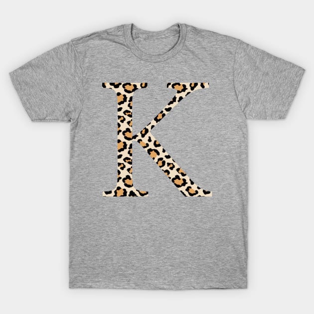 Kappa K Cheetah Greek Letter T-Shirt by AdventureFinder